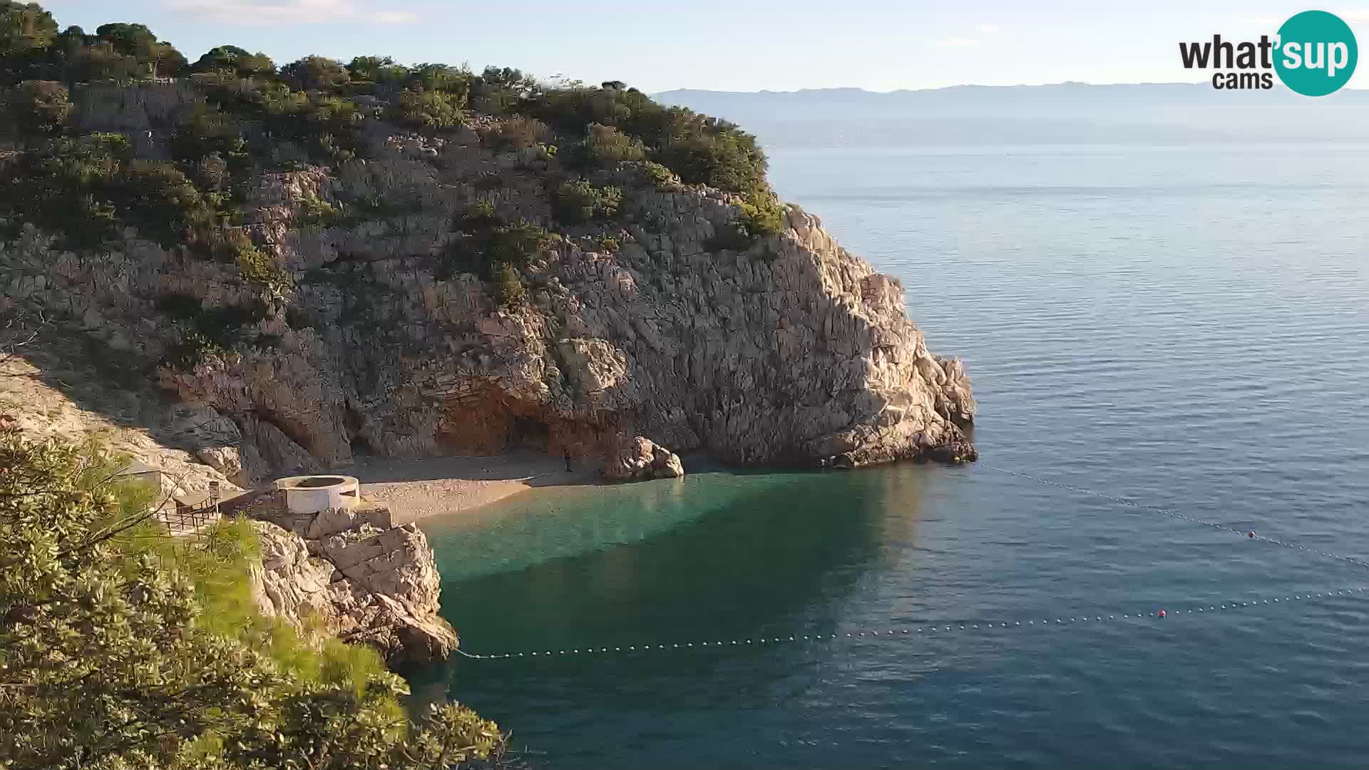 Webcam Brseč Strand – Mošćenička Draga – Kroatien