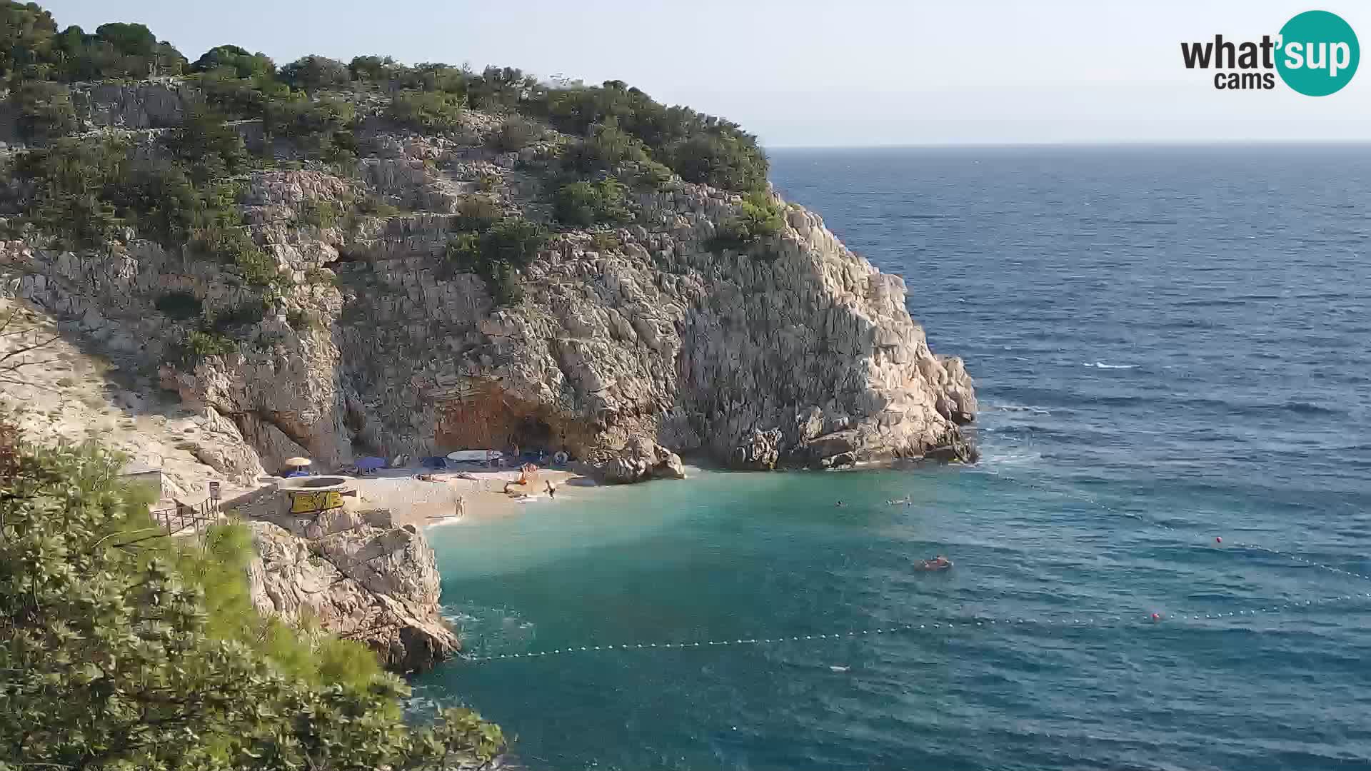 Web kamera plaže Brseč – Mošćenička Draga – Hrvatska