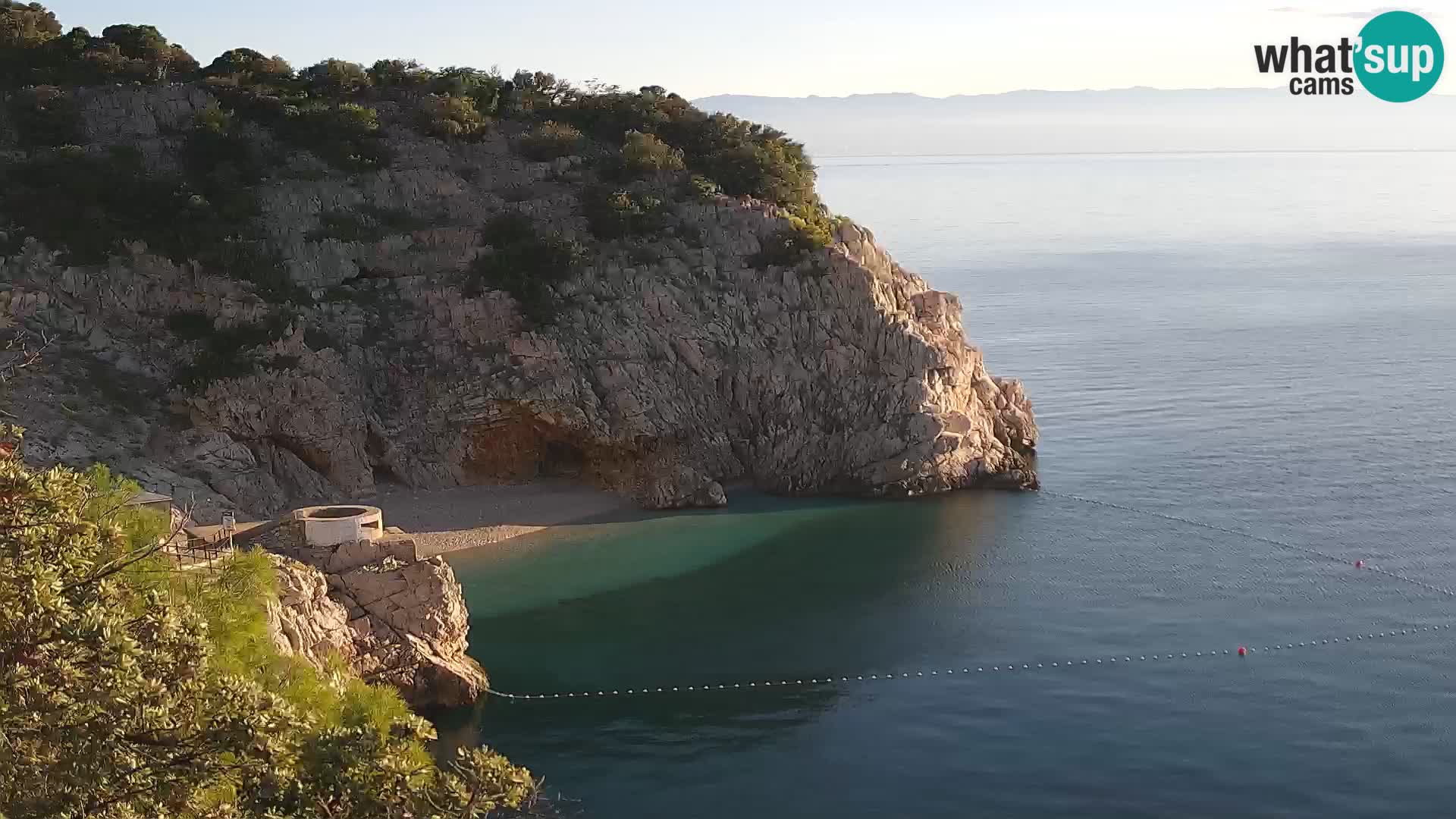 Webcam Brseč beach – Mošćenička Draga – Croatia