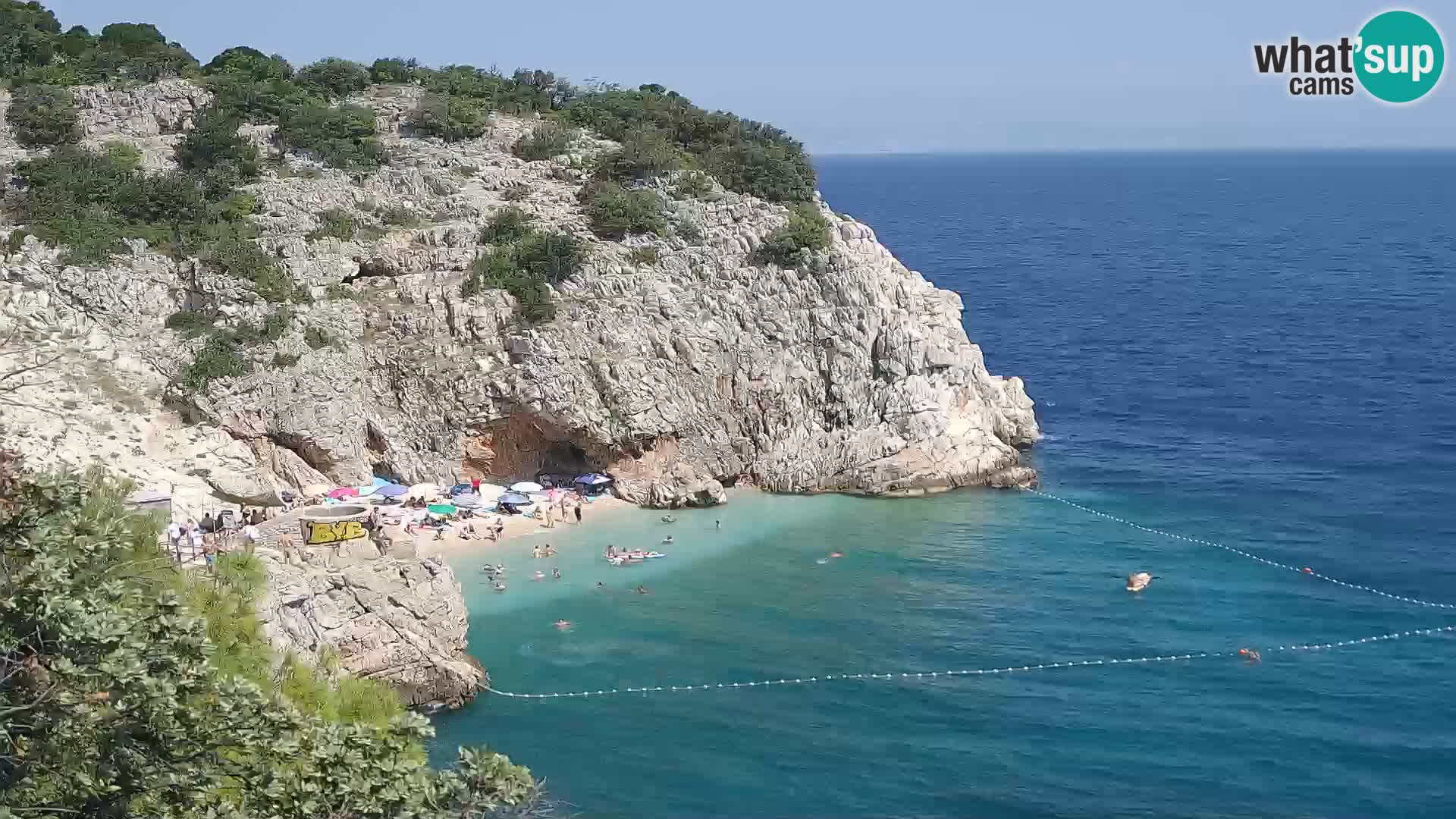 Webcam Brseč Strand – Mošćenička Draga – Kroatien