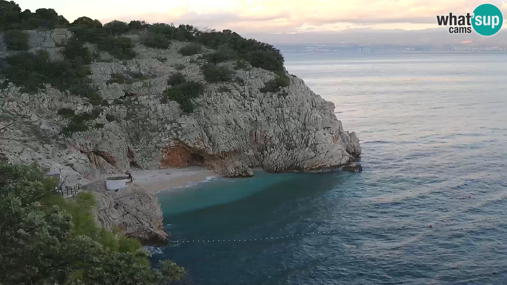 Webcam Bersezio spiaggia – Draga di Moschiena – Croazia