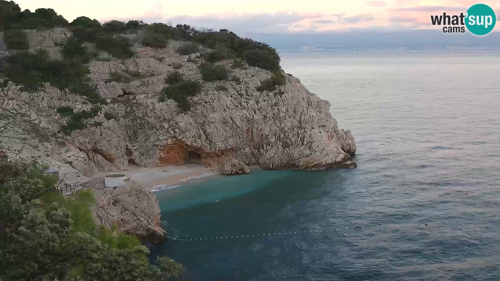 Webcam Brseč beach – Mošćenička Draga – Croatia