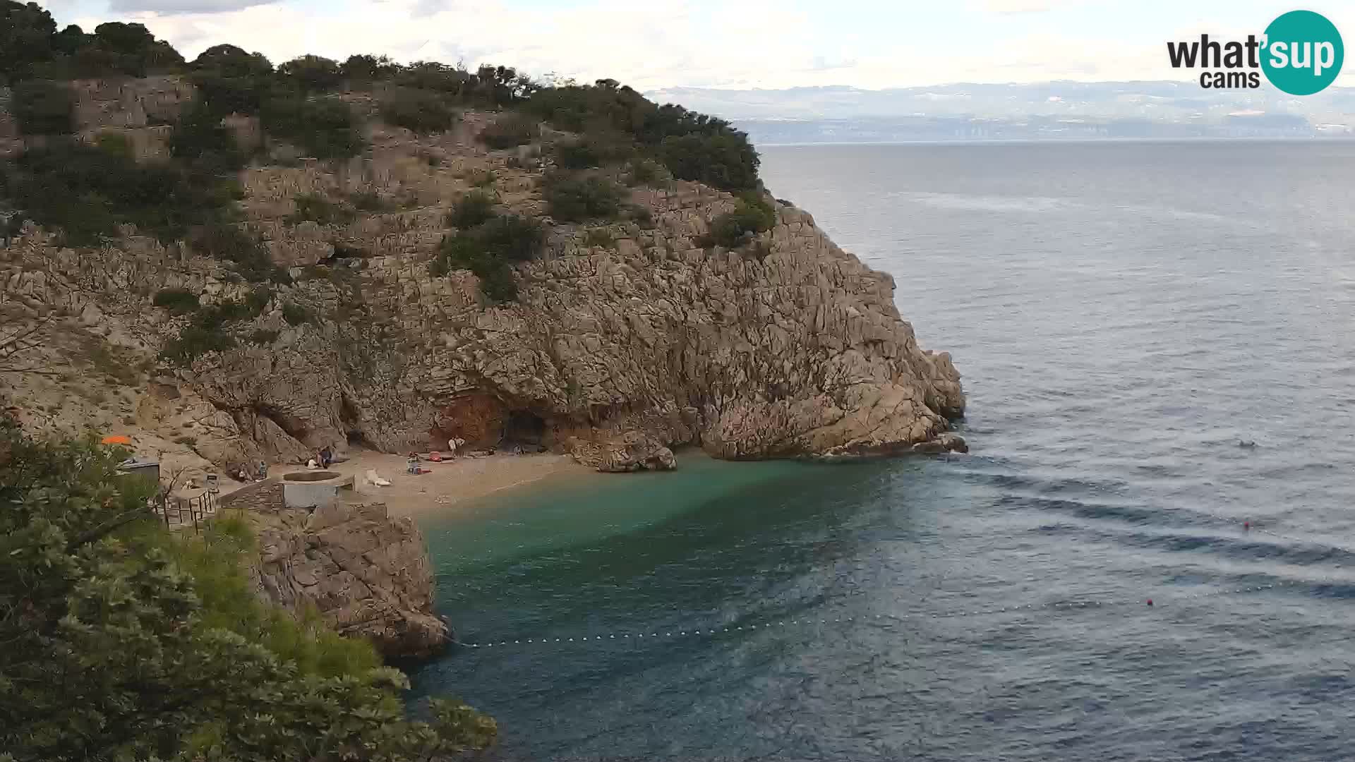 Webcam Brseč Strand – Mošćenička Draga – Kroatien