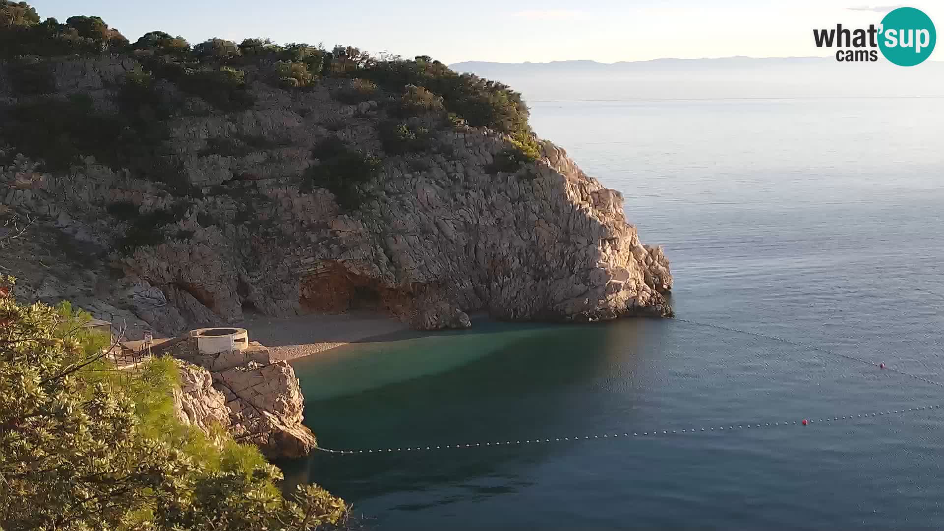 Webcam Bersezio spiaggia – Draga di Moschiena – Croazia