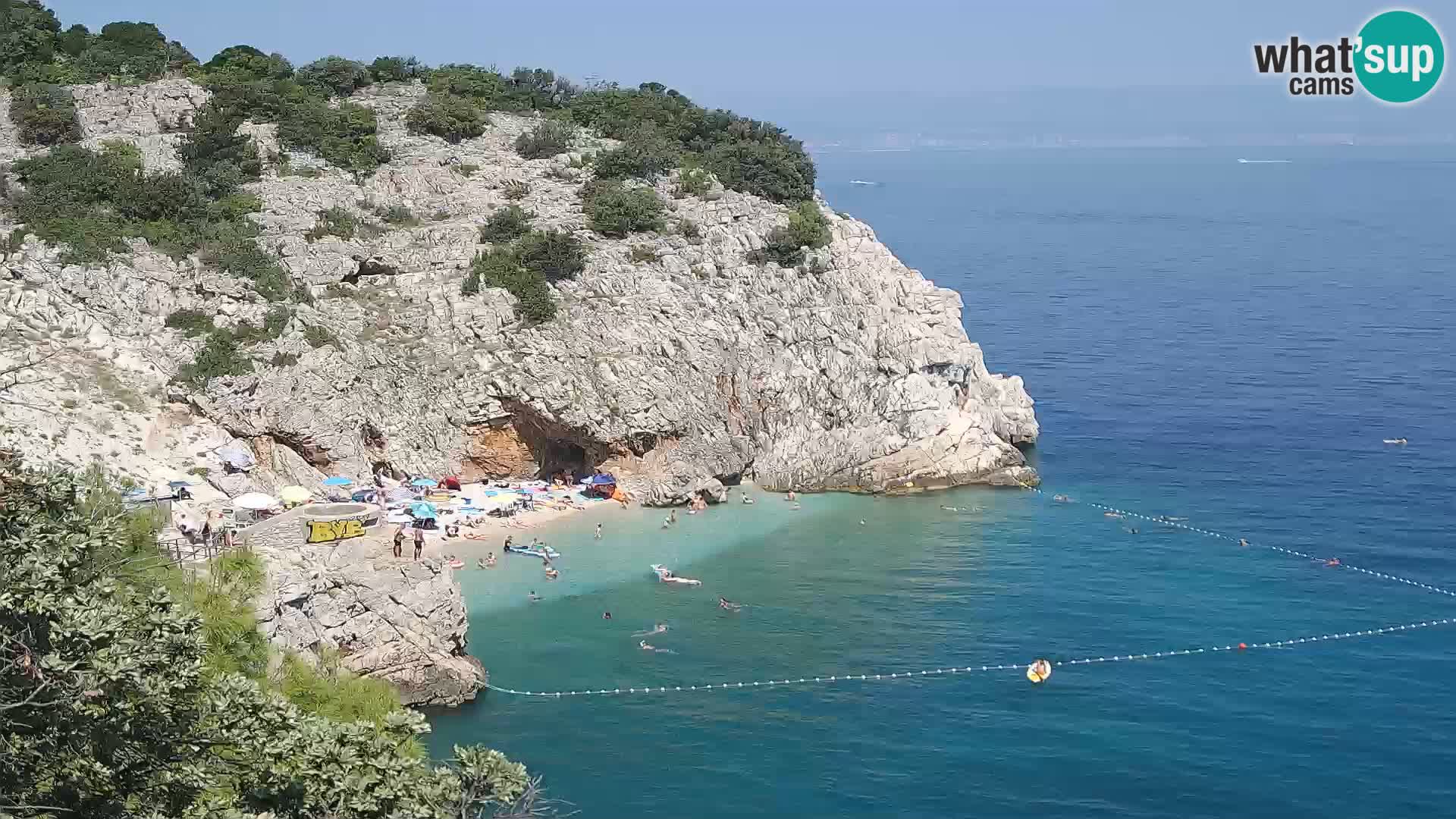 Webcam Brseč Strand – Mošćenička Draga – Kroatien