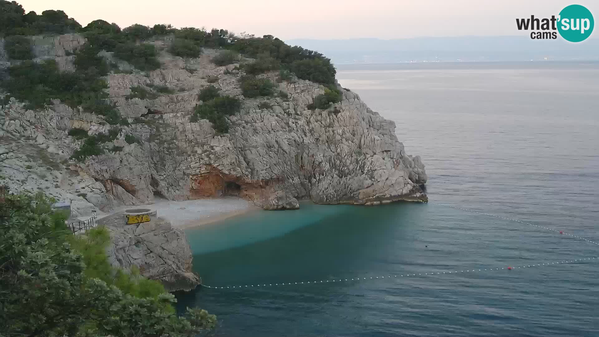 Webcam Brseč beach – Mošćenička Draga – Croatia