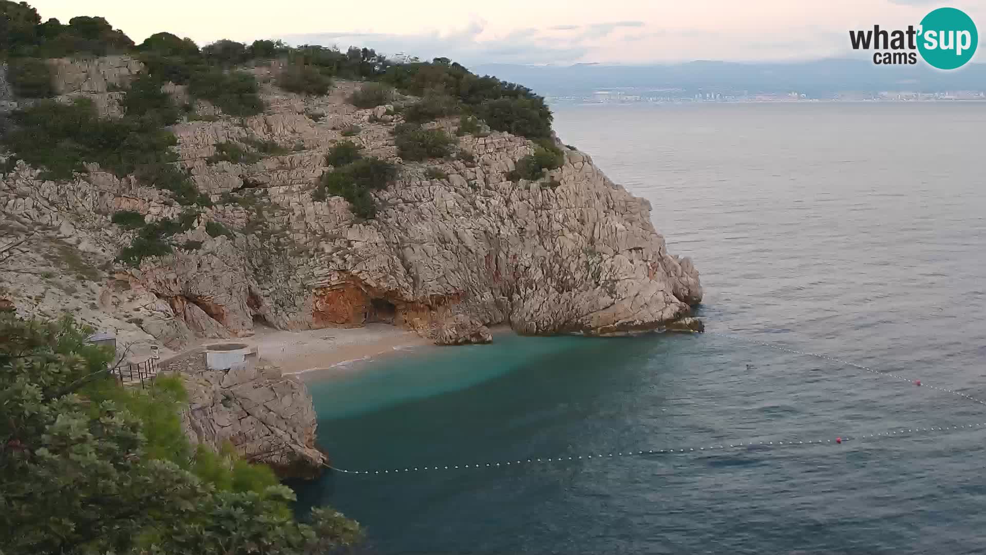 Webcam Brseč beach – Mošćenička Draga – Croatia
