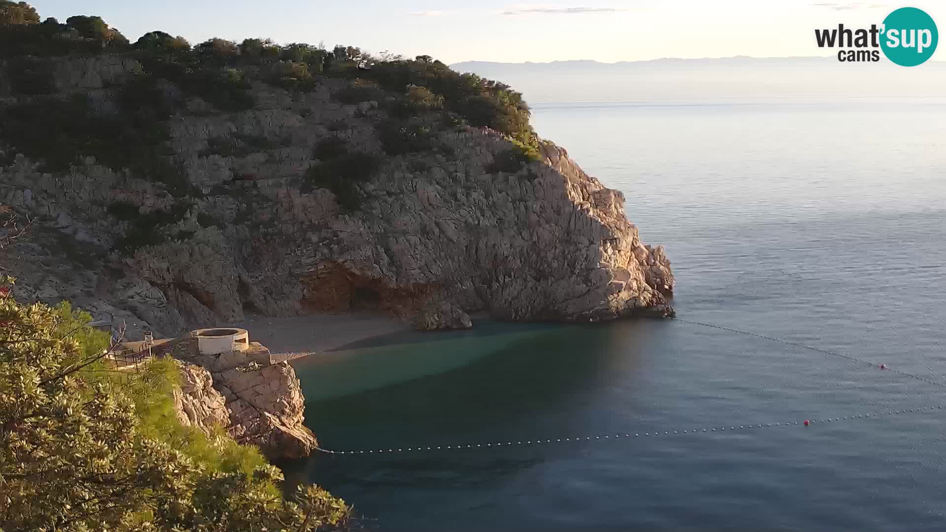 Webcam Brseč beach – Mošćenička Draga – Croatia