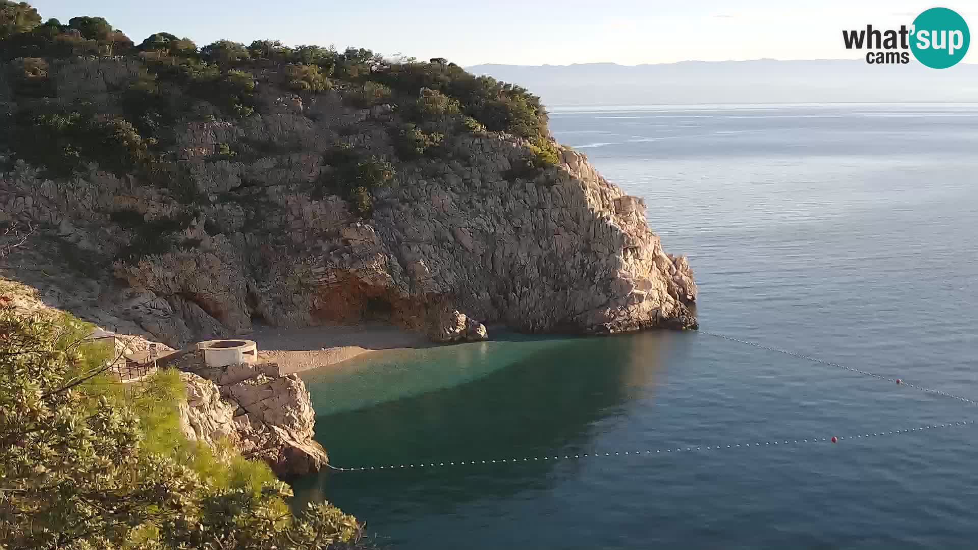 Webcam Brseč beach – Mošćenička Draga – Croatia