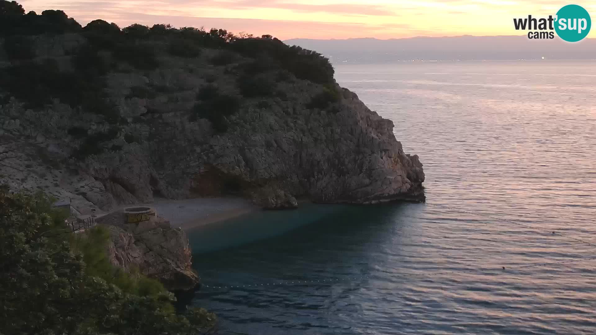 Web kamera plaže Brseč – Mošćenička Draga – Hrvatska
