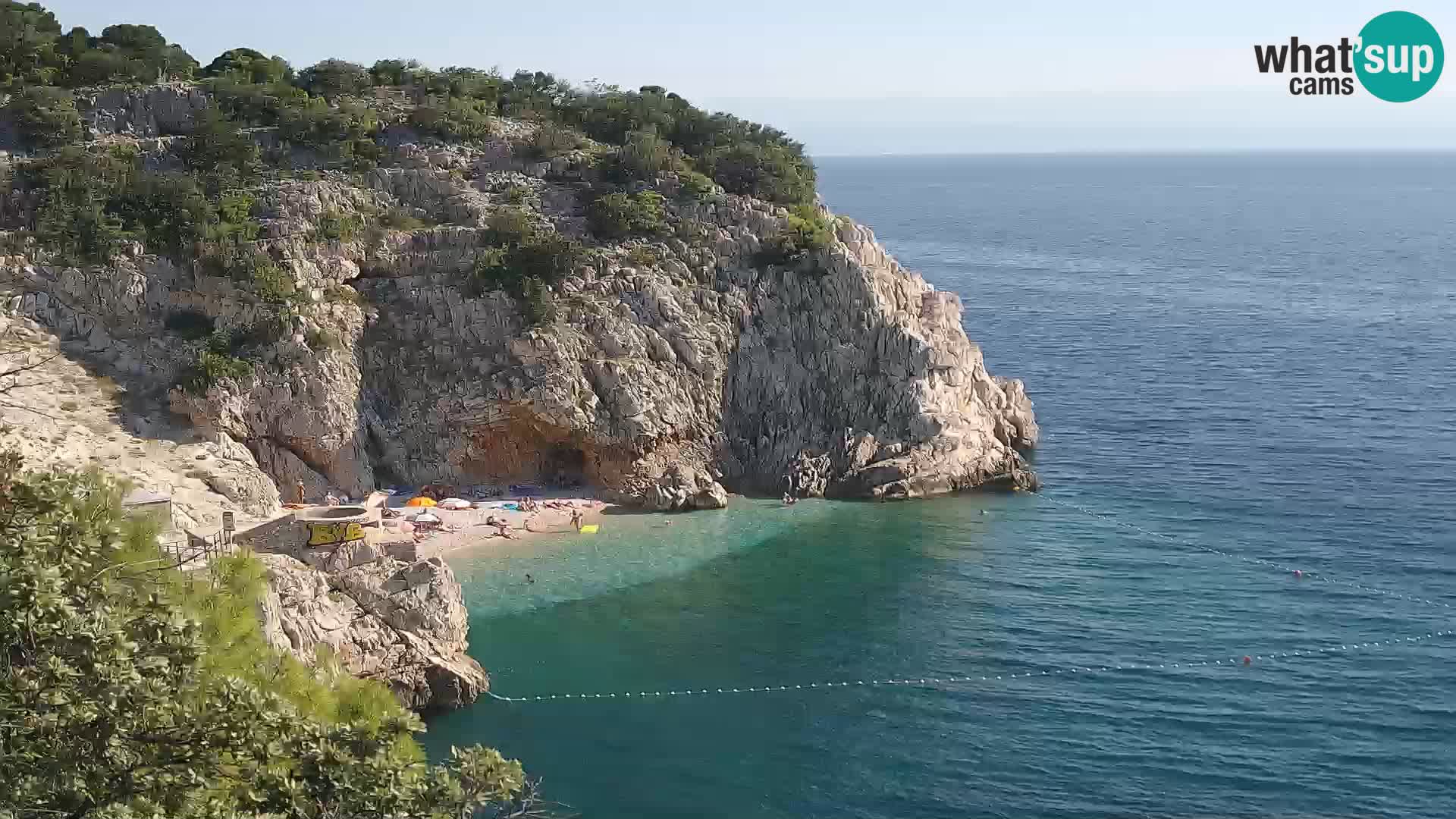 Web kamera plaže Brseč – Mošćenička Draga – Hrvatska
