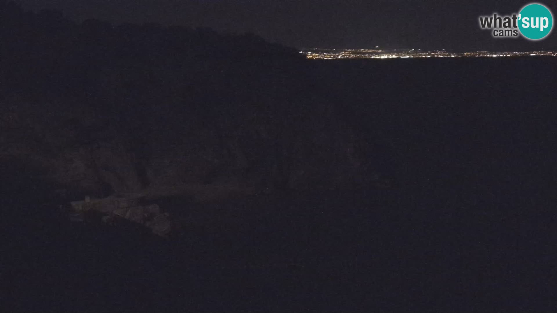 Webcam plage Brseč à Mošćenička Draga, Croatie
