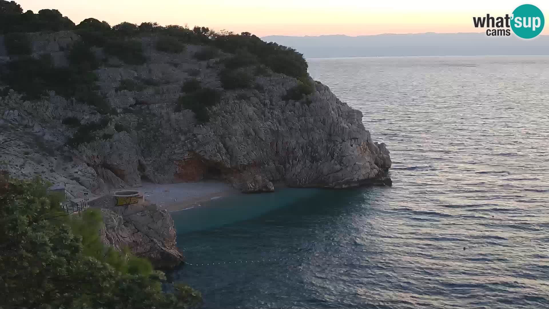 Webcam Brseč beach – Mošćenička Draga – Croatia