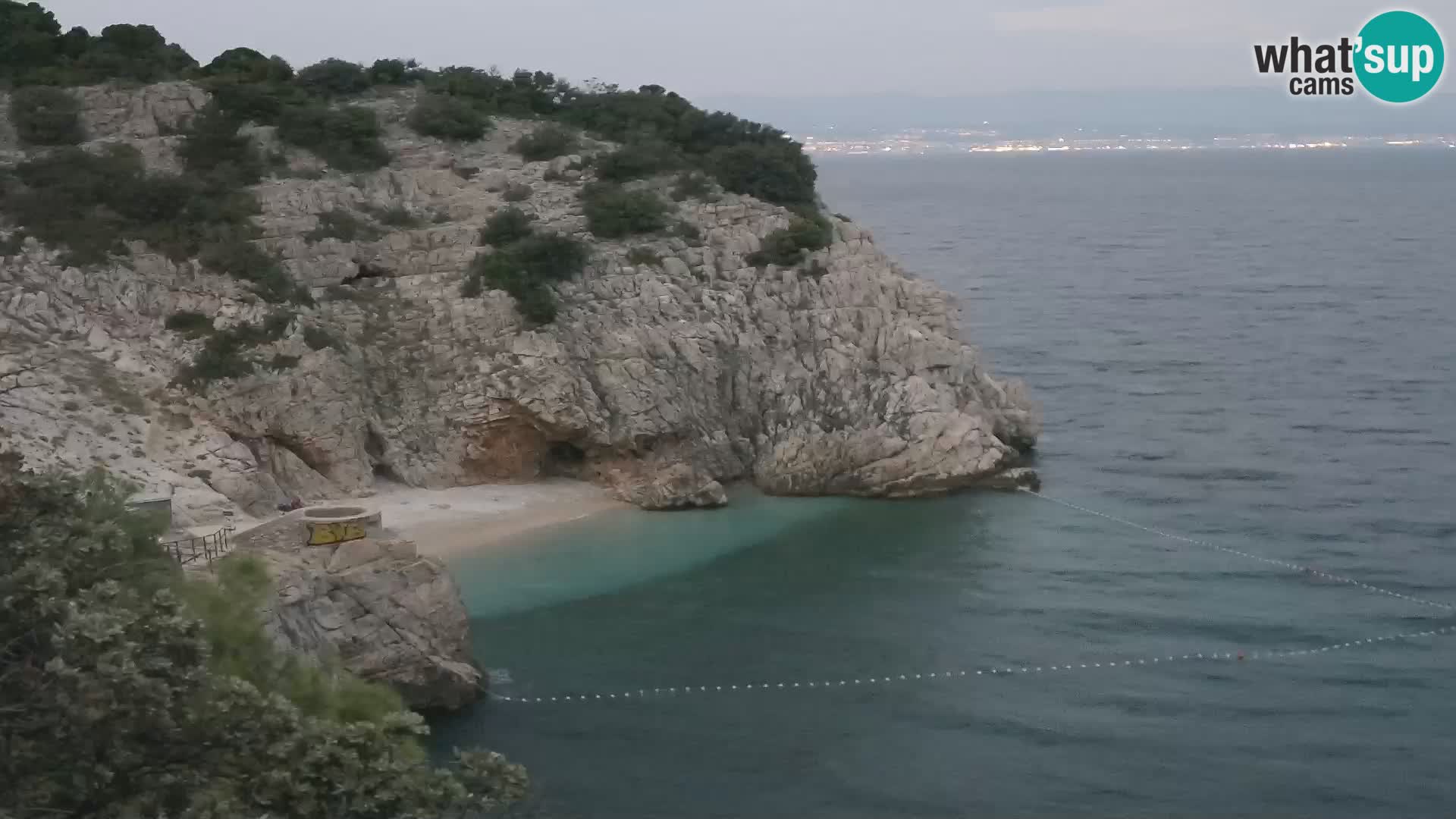 Webcam Bersezio spiaggia – Draga di Moschiena – Croazia