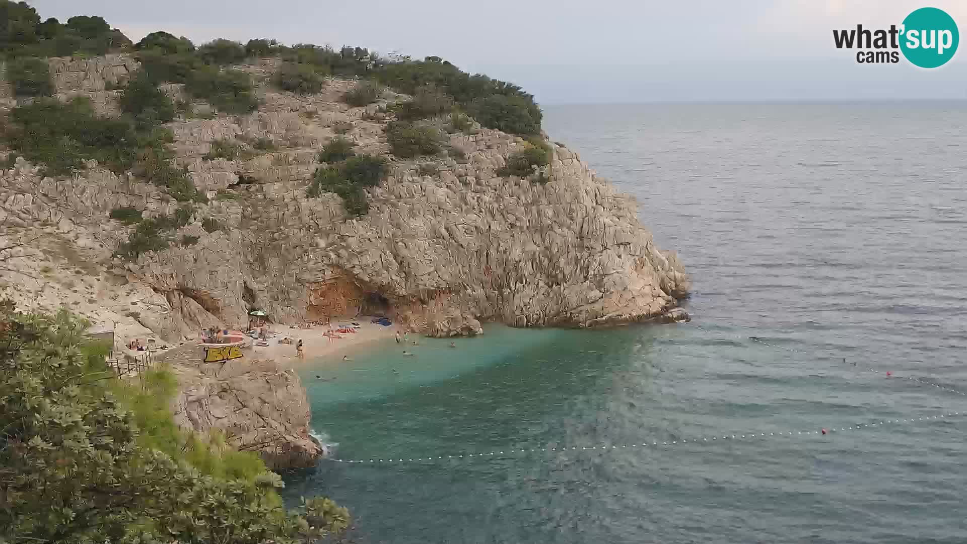 Webcam Brseč Strand – Mošćenička Draga – Kroatien
