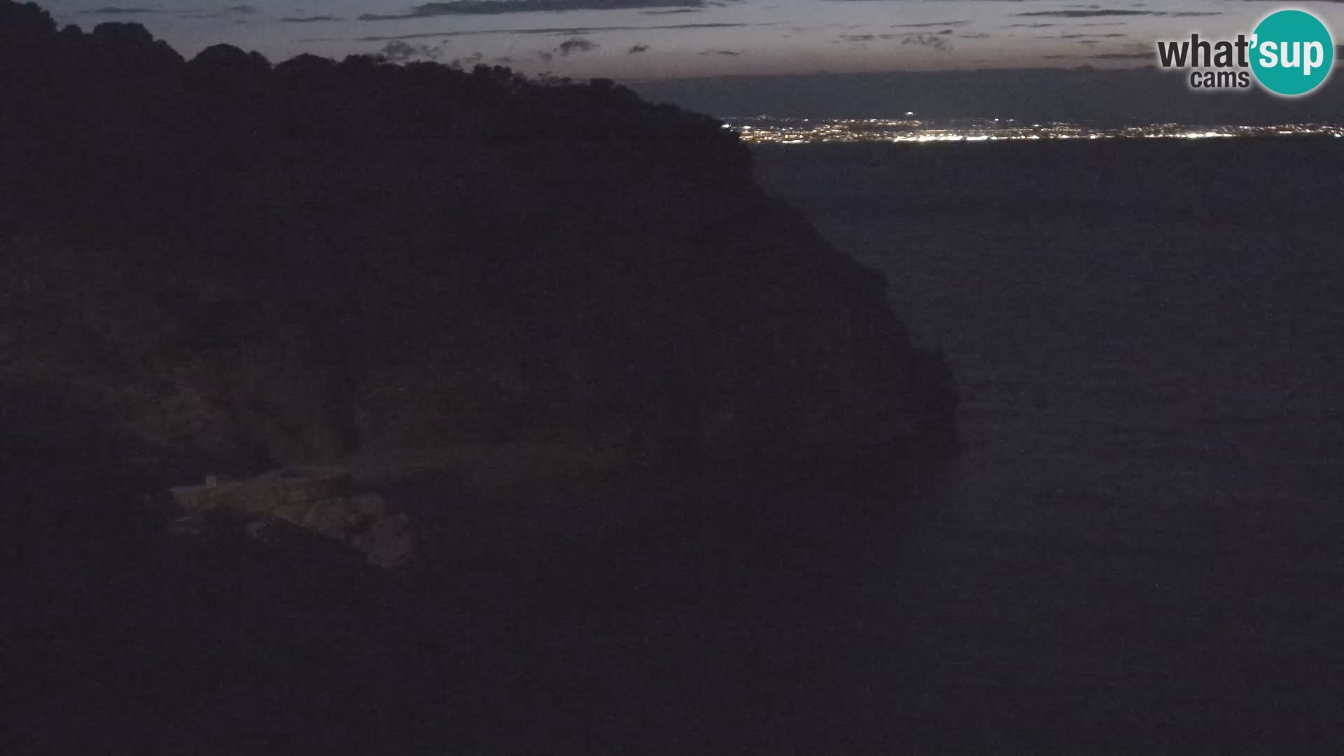 Webcam plage Brseč à Mošćenička Draga, Croatie