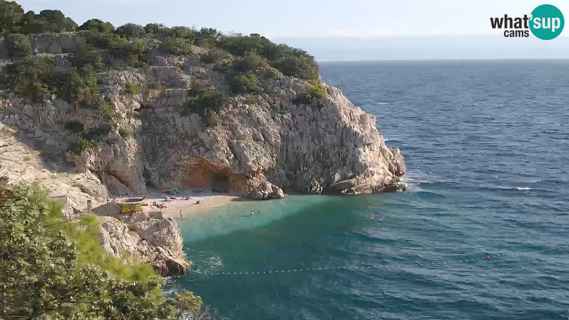 Webcam Brseč beach – Mošćenička Draga – Croatia