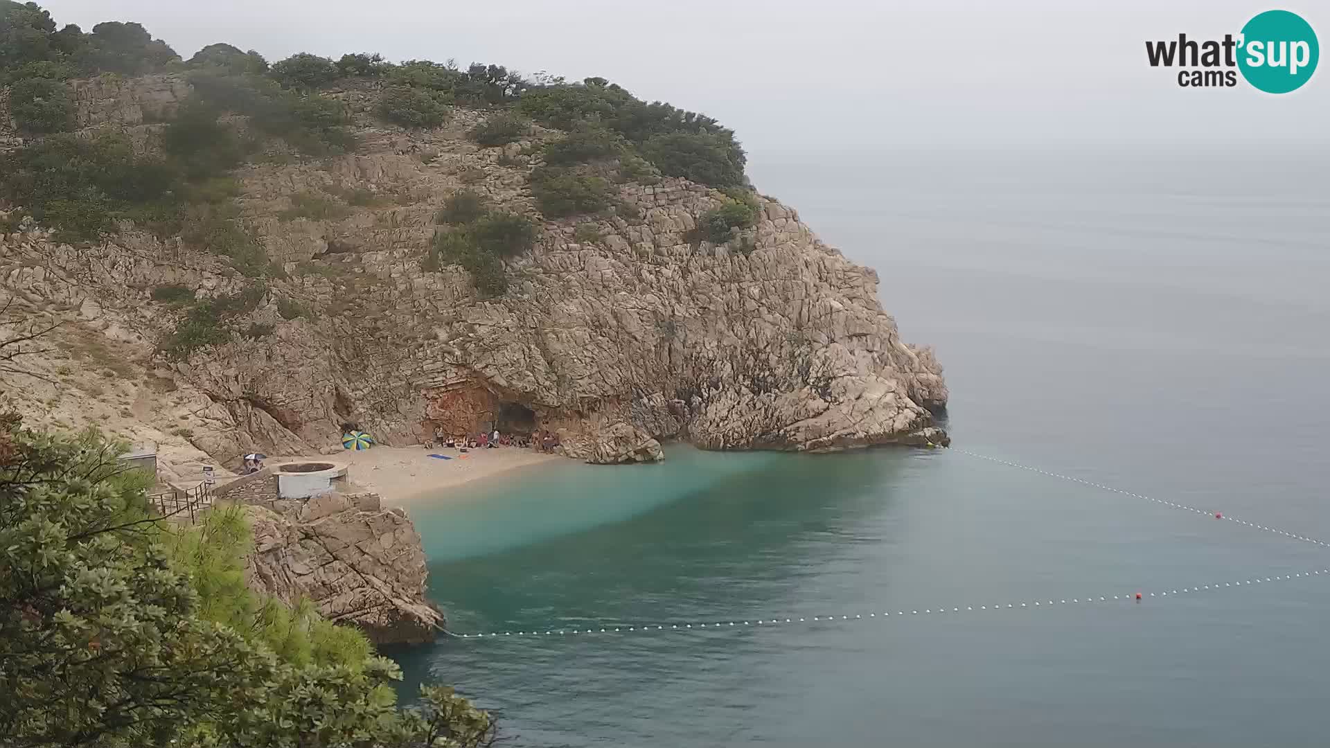 Web kamera plaže Brseč – Mošćenička Draga – Hrvatska