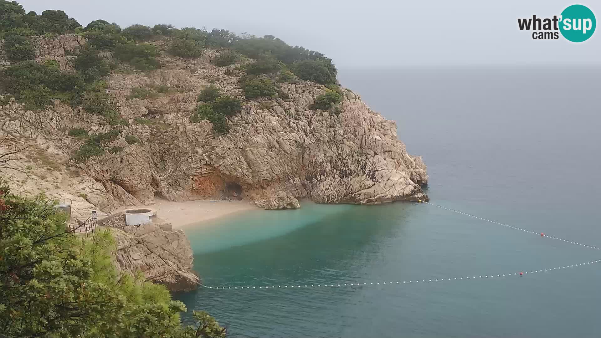 Webcam Bersezio spiaggia – Draga di Moschiena – Croazia
