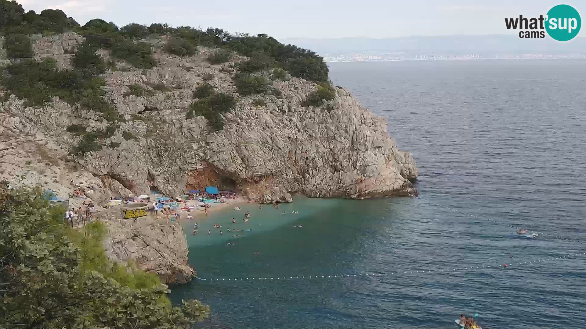 Webcam Bersezio spiaggia – Draga di Moschiena – Croazia