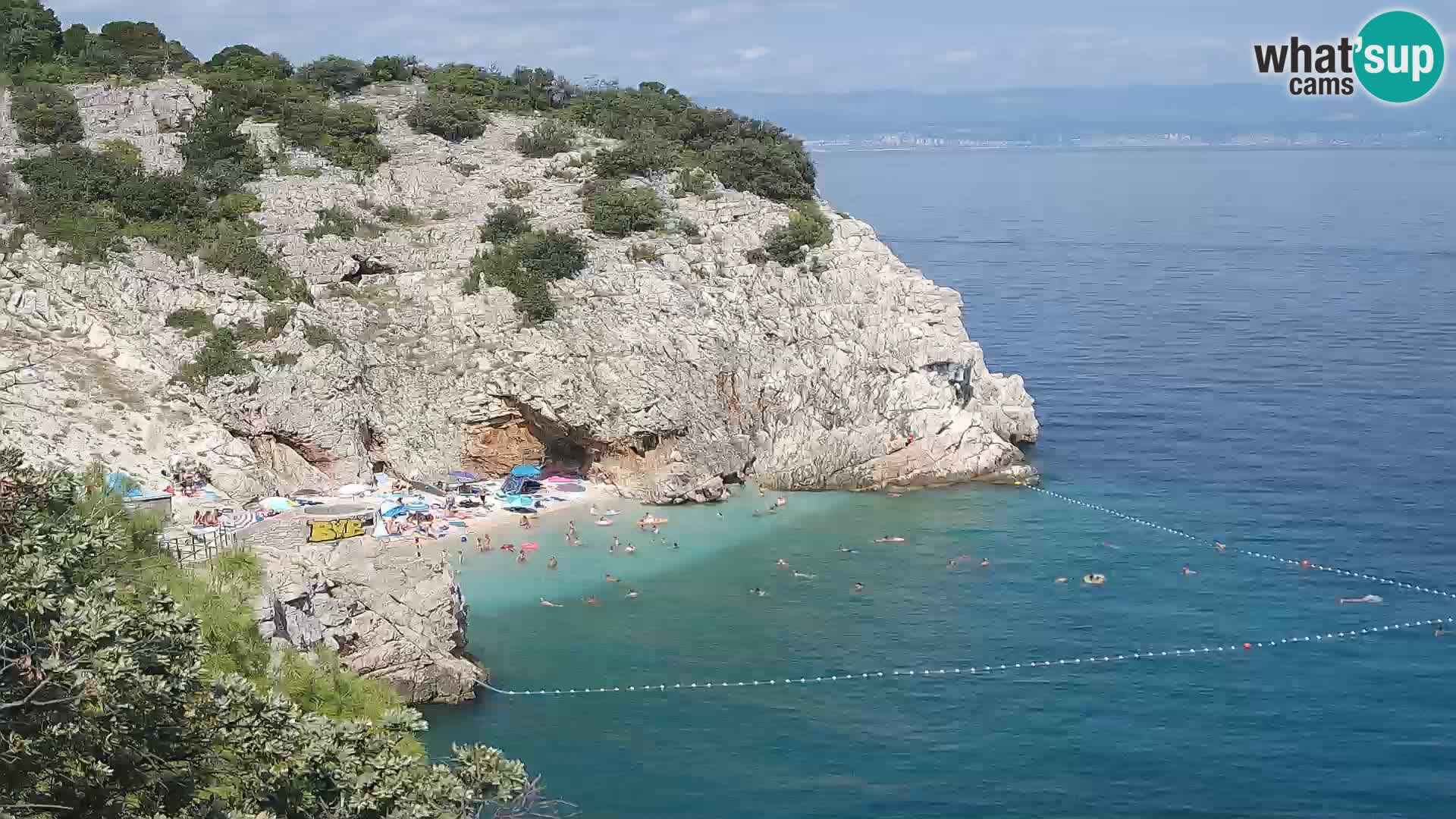 Webcam Brseč beach – Mošćenička Draga – Croatia