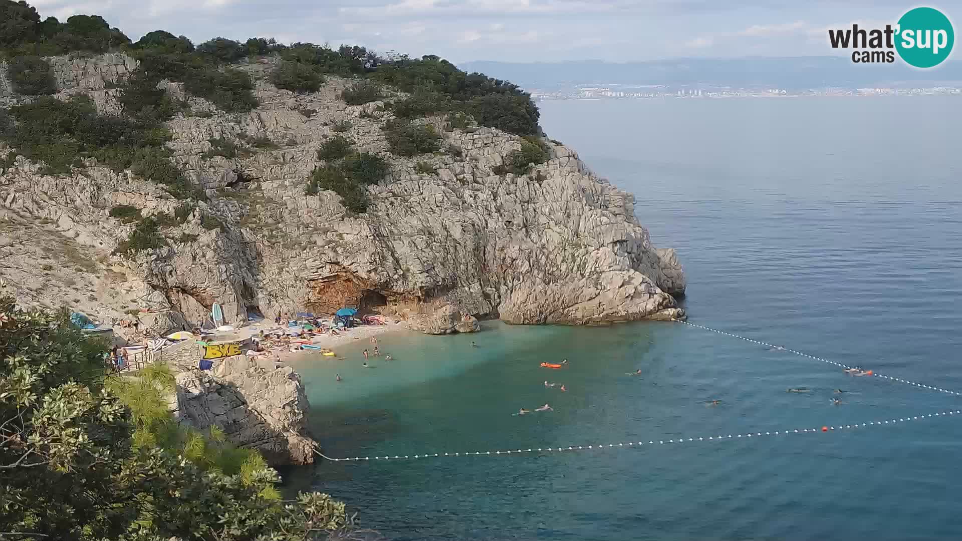 Webcam Brseč Strand – Mošćenička Draga – Kroatien