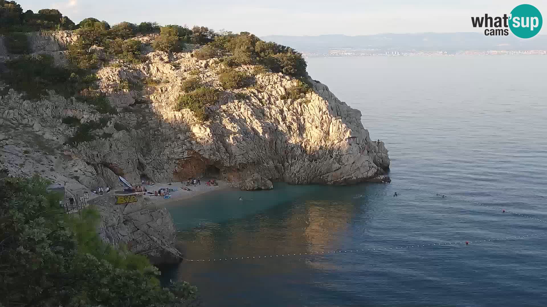 Webcam Brseč Strand – Mošćenička Draga – Kroatien