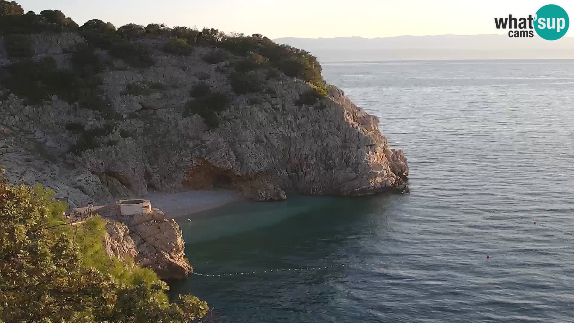 Webcam Brseč beach – Mošćenička Draga – Croatia