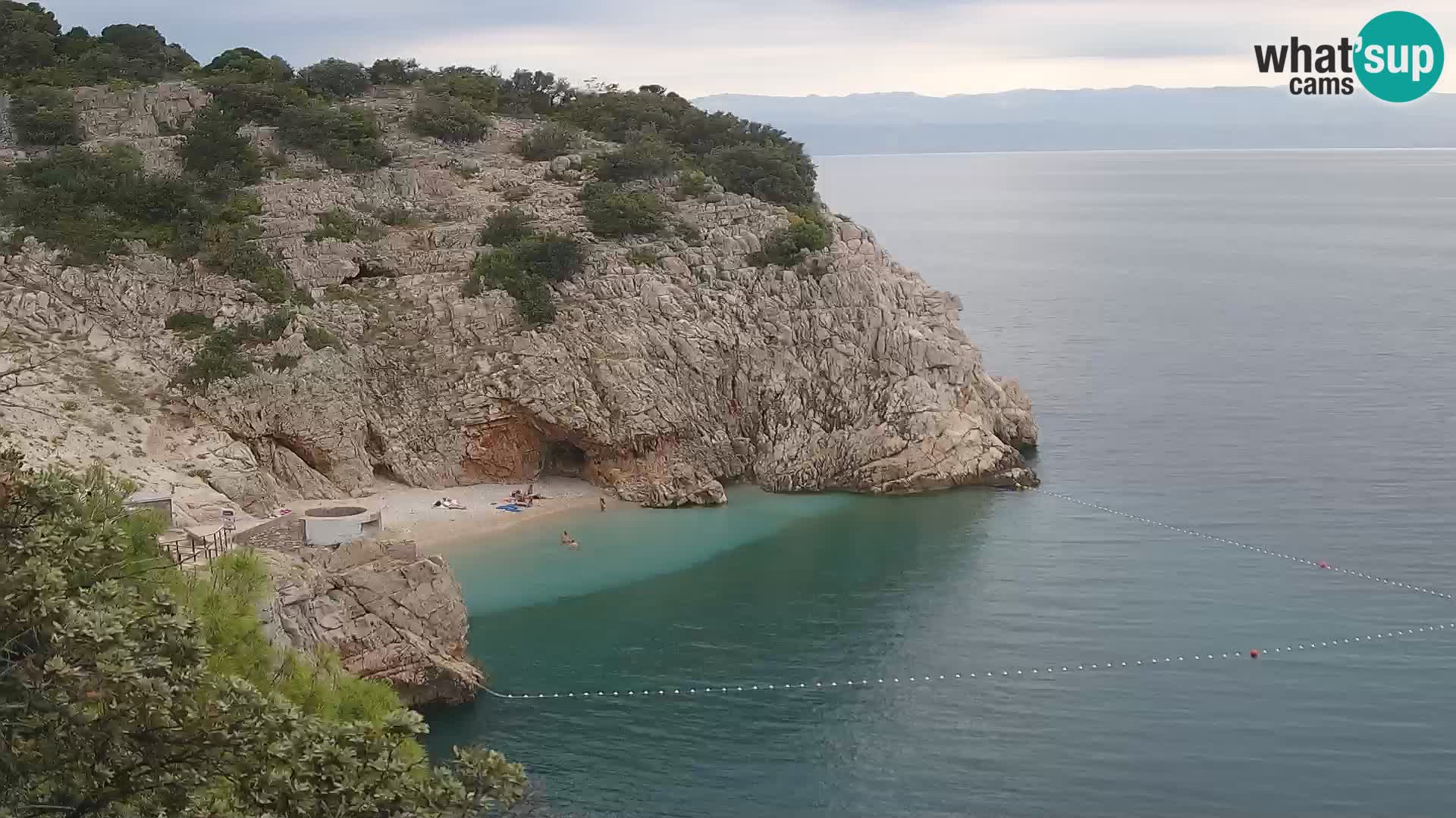 Webcam Brseč Strand – Mošćenička Draga – Kroatien