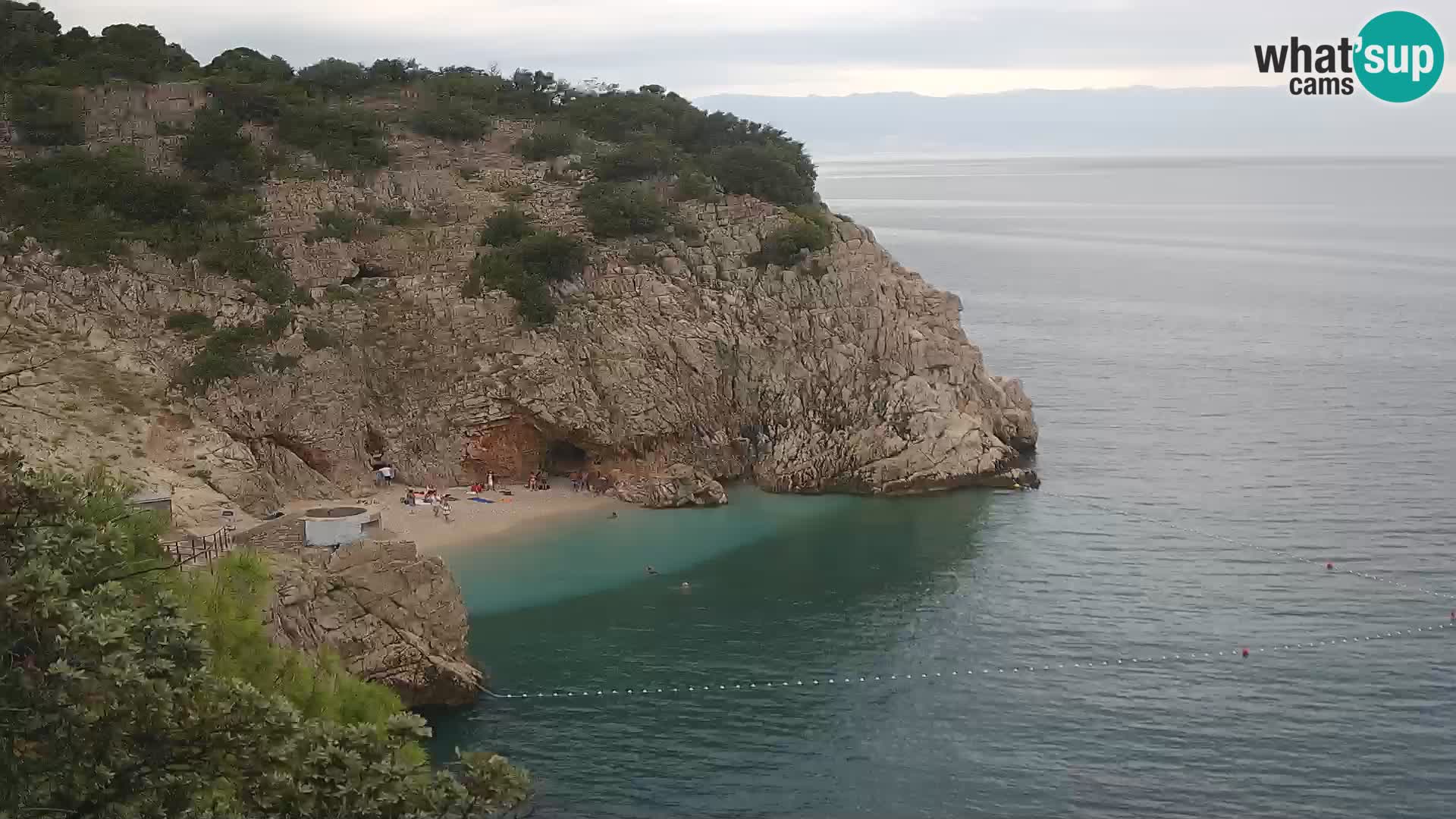 Web kamera plaže Brseč – Mošćenička Draga – Hrvatska