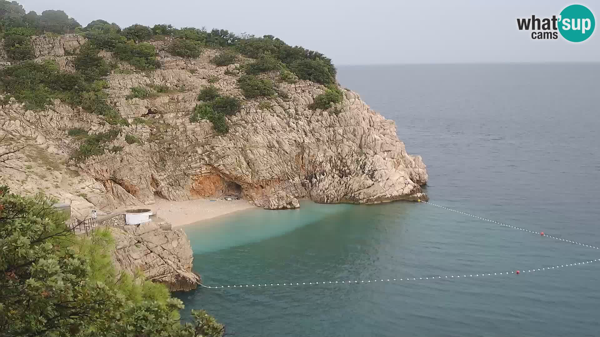 Web kamera plaže Brseč – Mošćenička Draga – Hrvatska