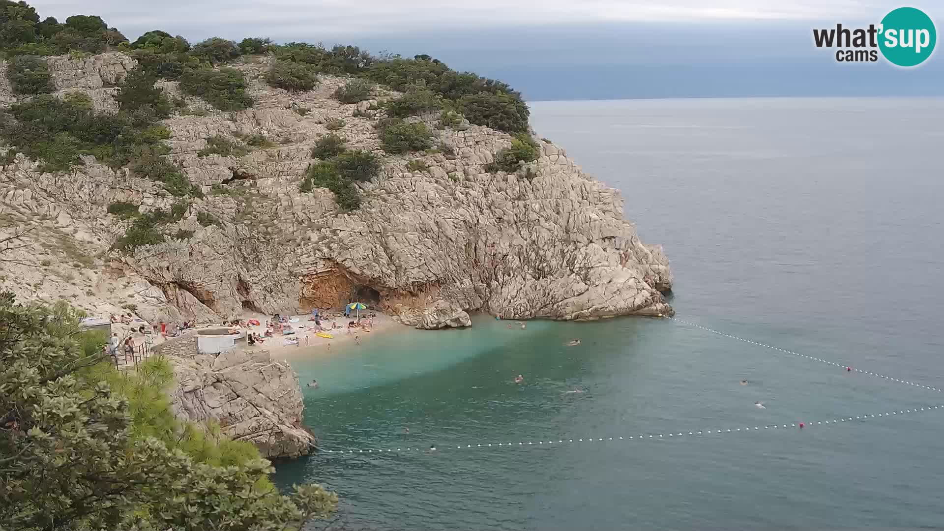 Web kamera plaže Brseč – Mošćenička Draga – Hrvatska