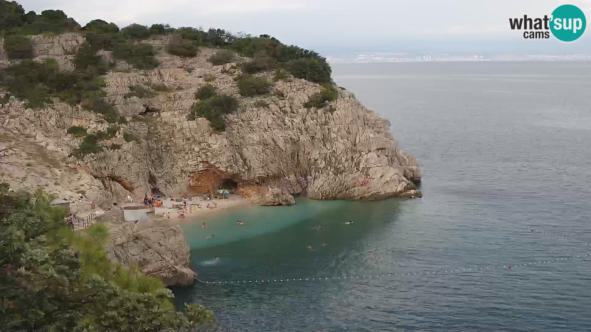 Webcam Bersezio spiaggia – Draga di Moschiena – Croazia