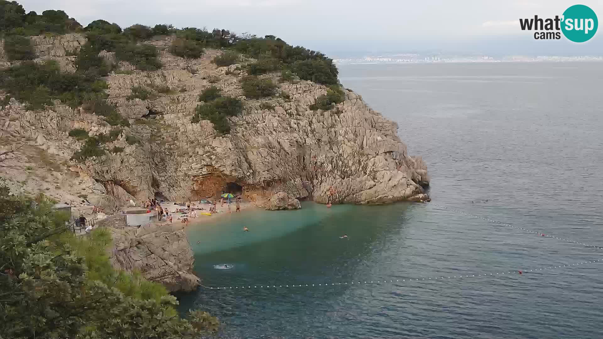 Webcam Brseč Strand – Mošćenička Draga – Kroatien