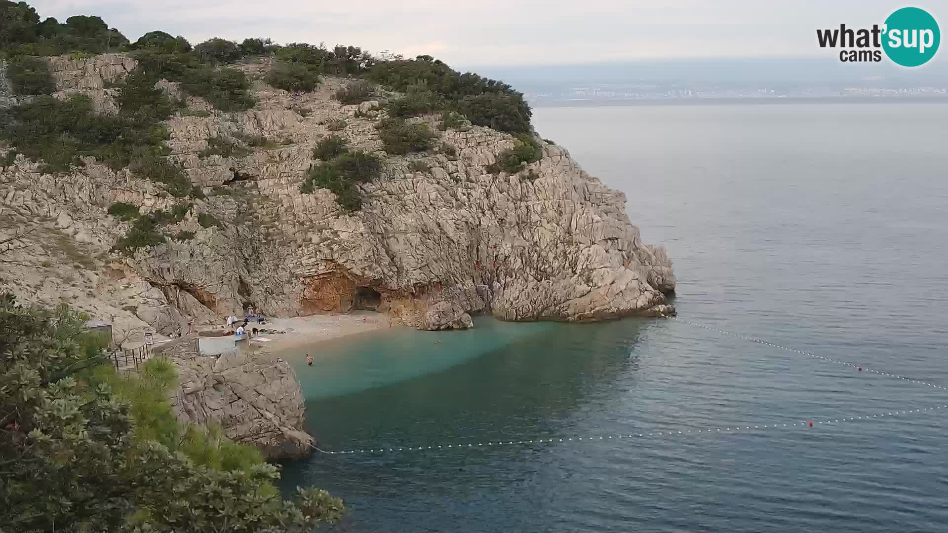 Web kamera plaže Brseč – Mošćenička Draga – Hrvatska