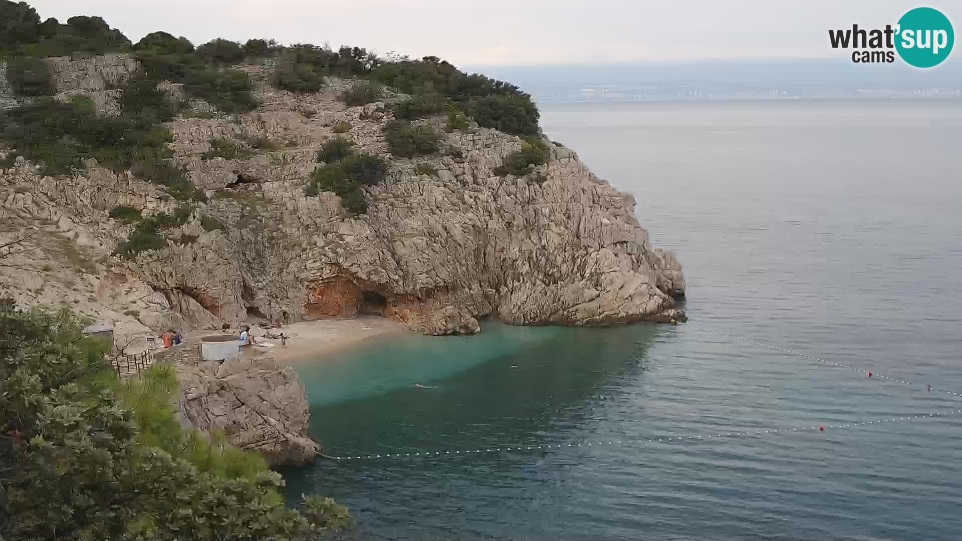 Web kamera plaže Brseč – Mošćenička Draga – Hrvatska