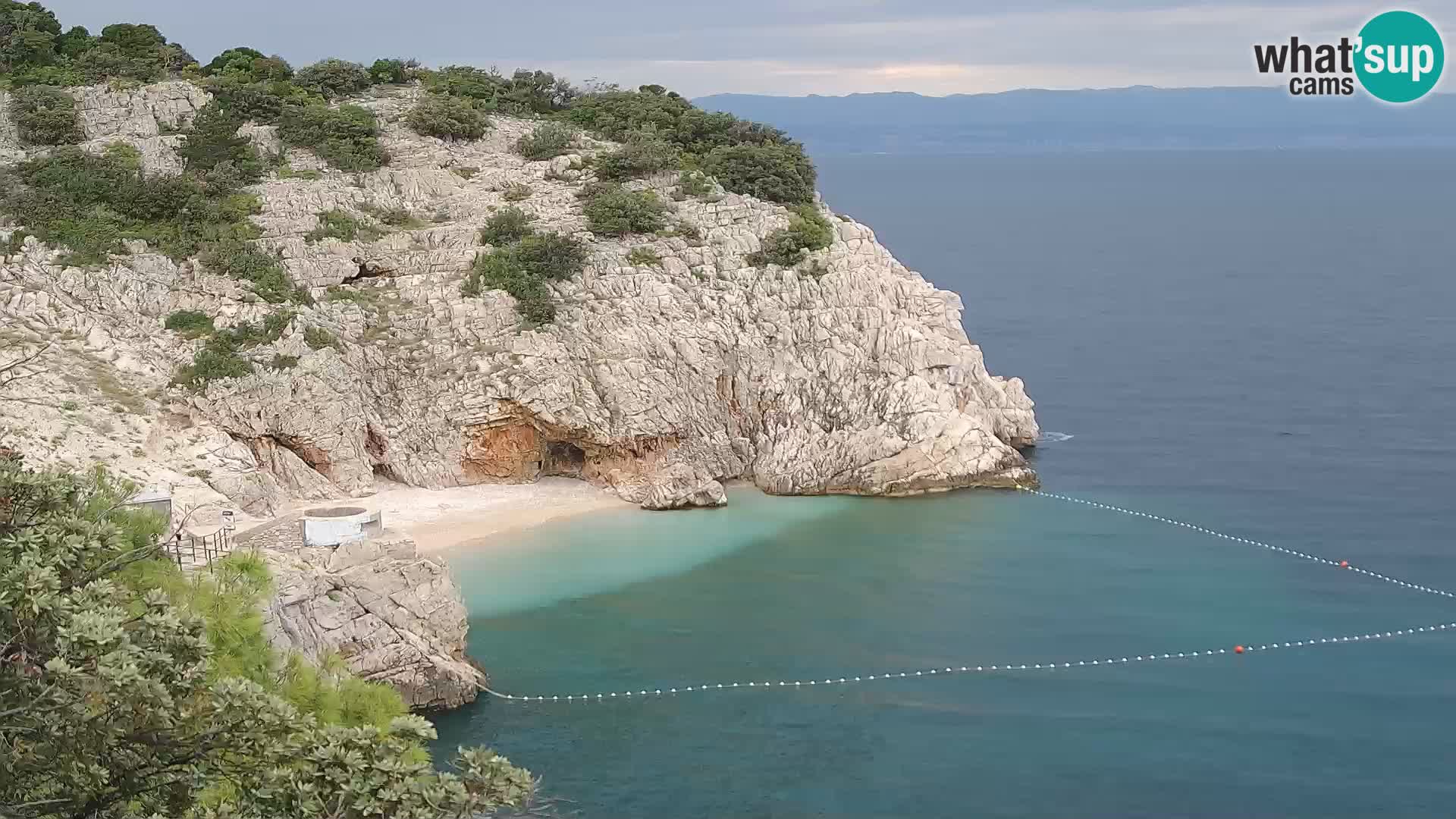 Web kamera plaže Brseč – Mošćenička Draga – Hrvatska