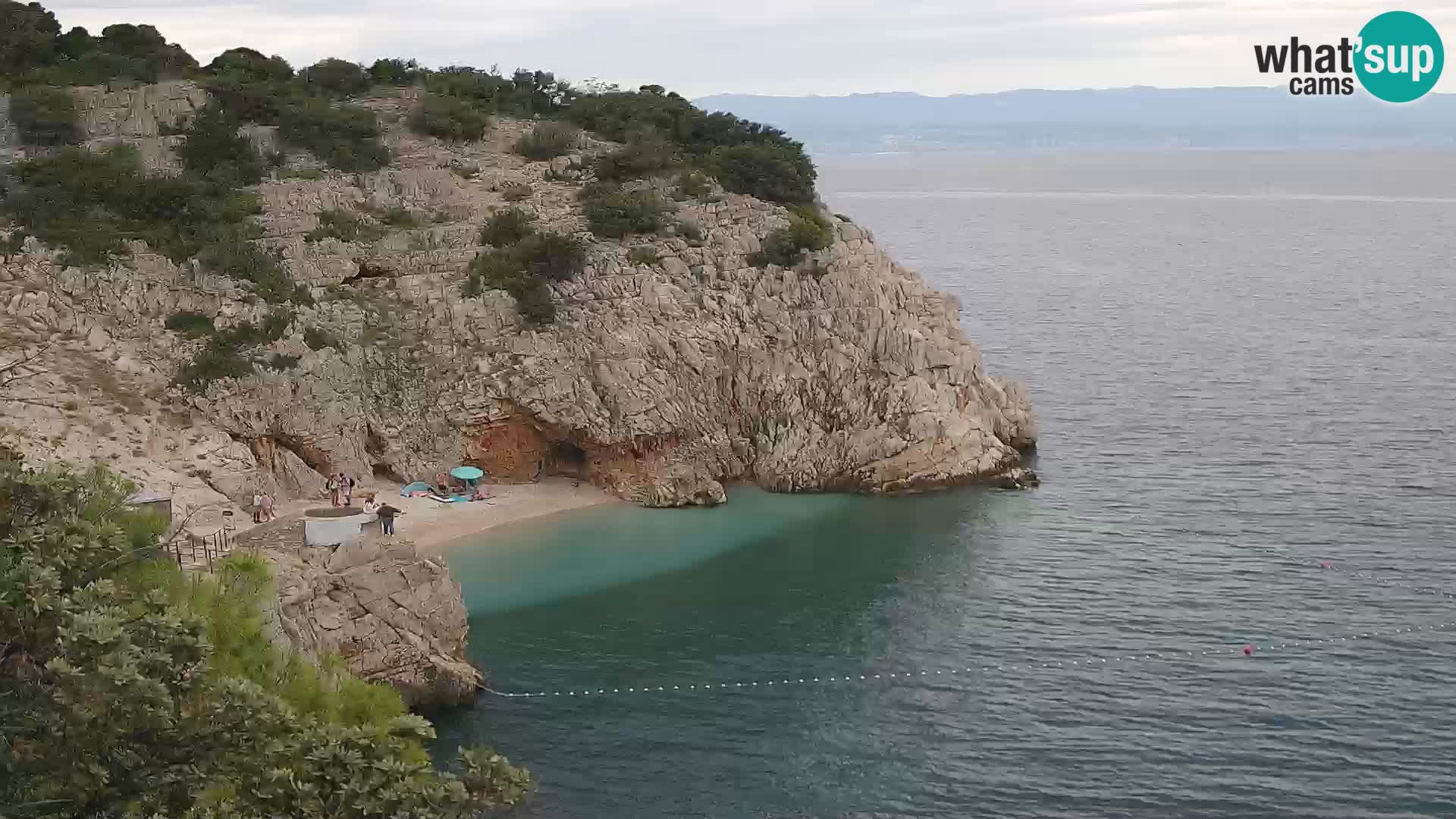 Web kamera plaže Brseč – Mošćenička Draga – Hrvatska