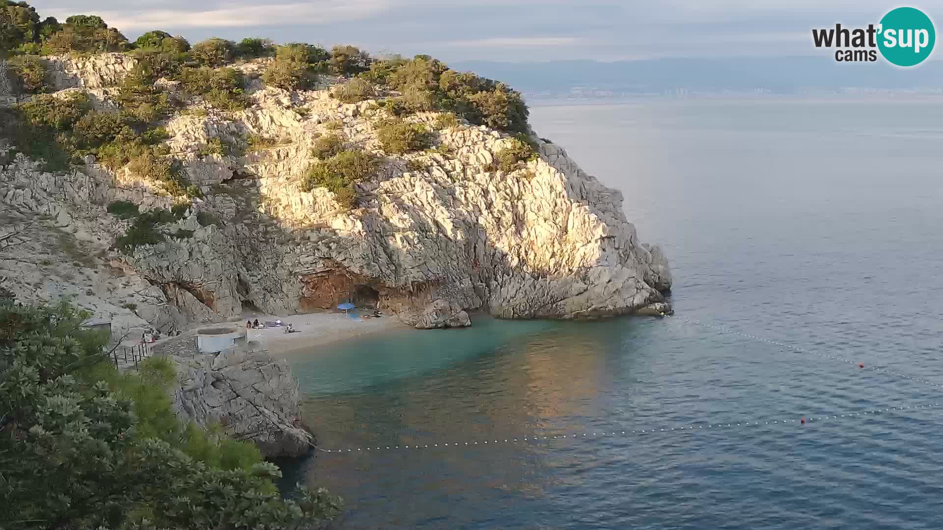 Web kamera plaže Brseč – Mošćenička Draga – Hrvatska