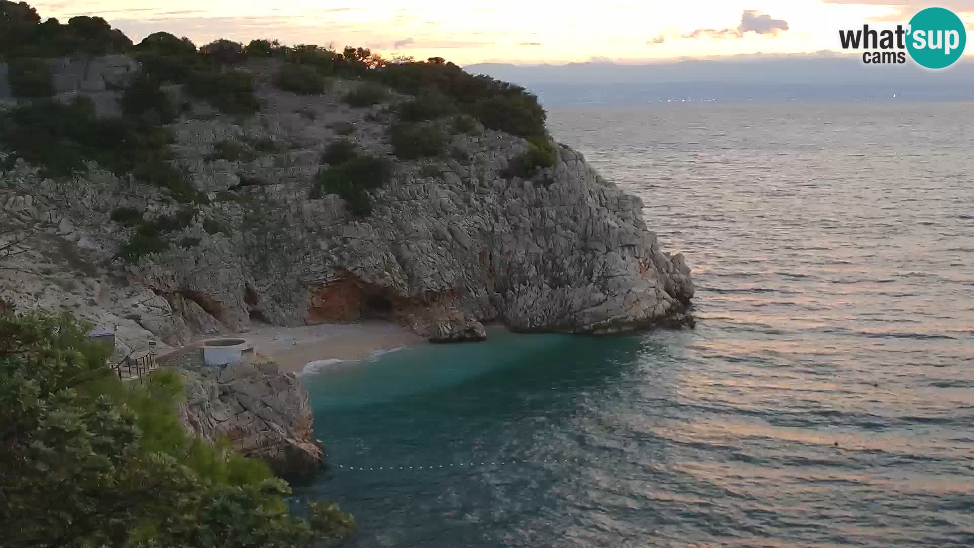 Webcam Brseč beach – Mošćenička Draga – Croatia