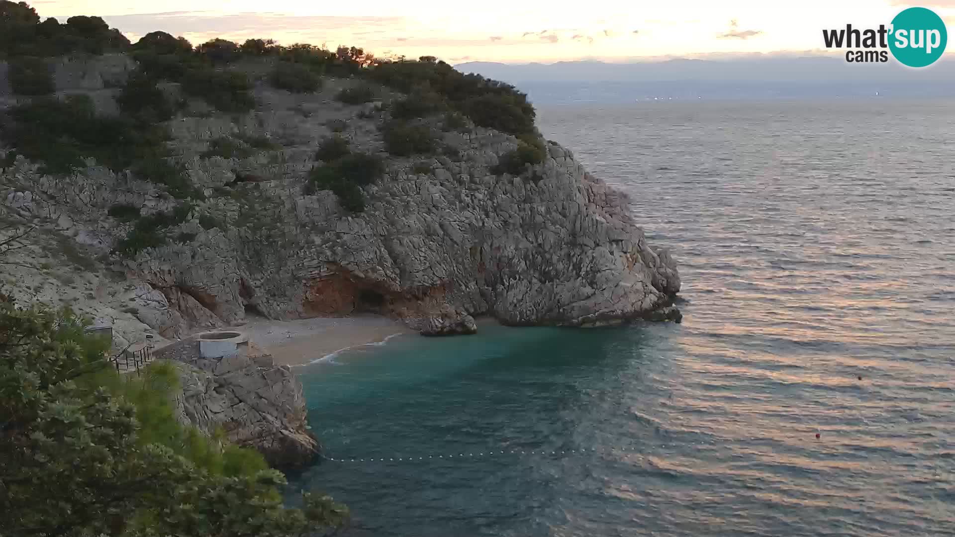 Webcam Bersezio spiaggia – Draga di Moschiena – Croazia