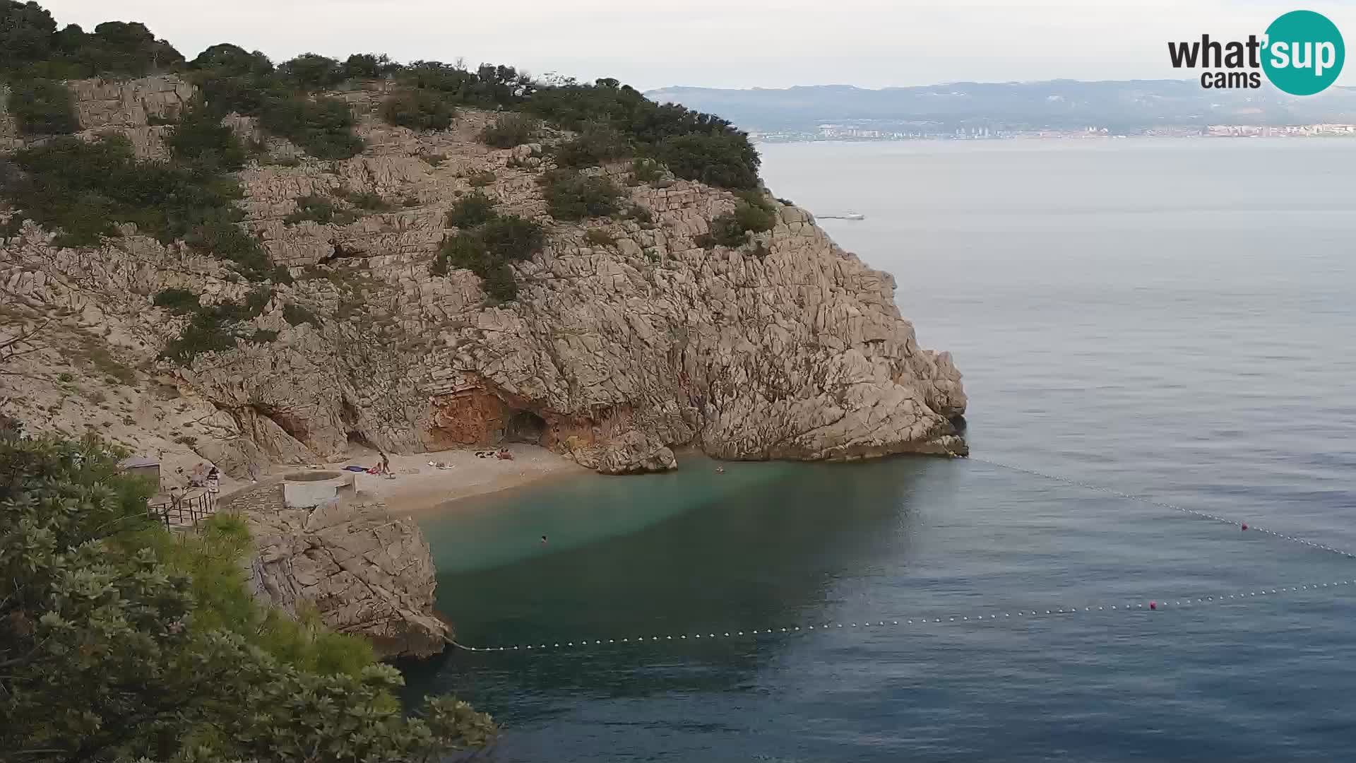 Webcam Brseč beach – Mošćenička Draga – Croatia