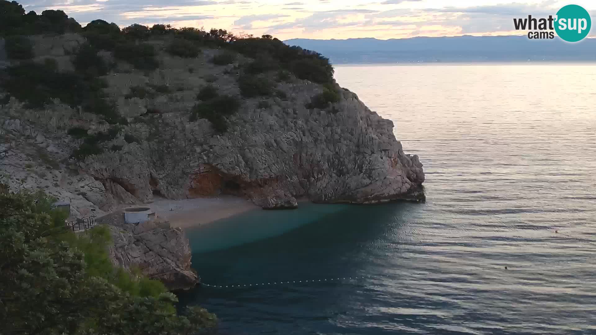 Web kamera plaže Brseč – Mošćenička Draga – Hrvatska