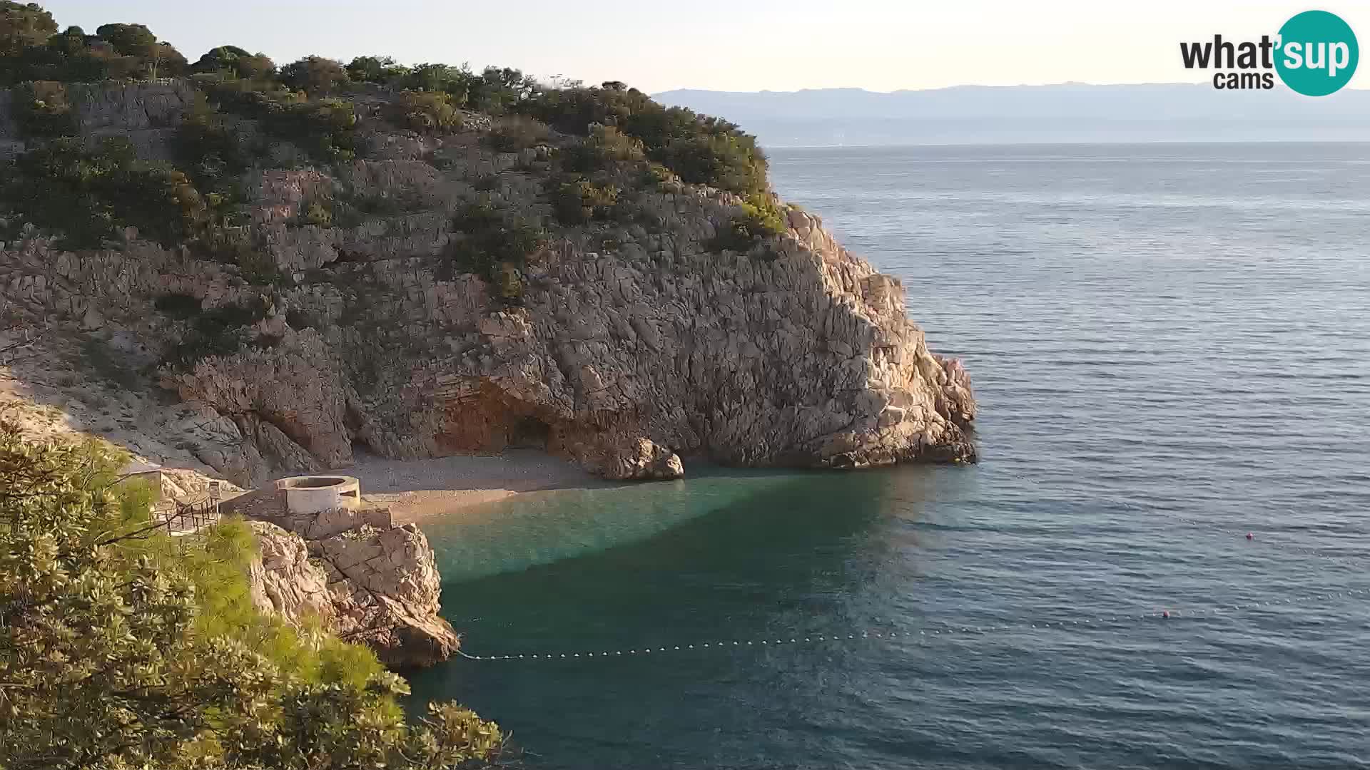 Webcam Brseč beach – Mošćenička Draga – Croatia