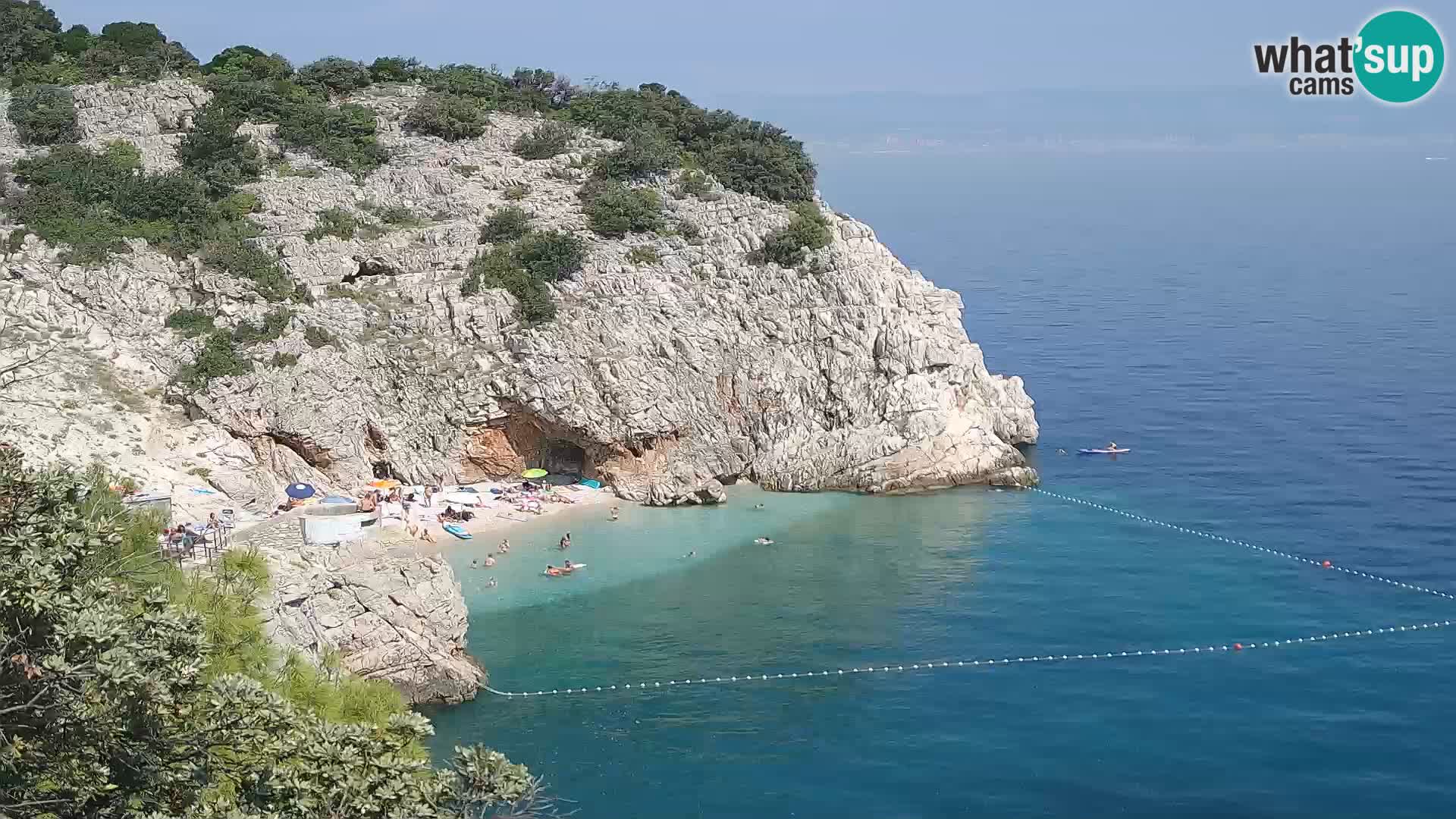 Webcam Brseč Strand – Mošćenička Draga – Kroatien