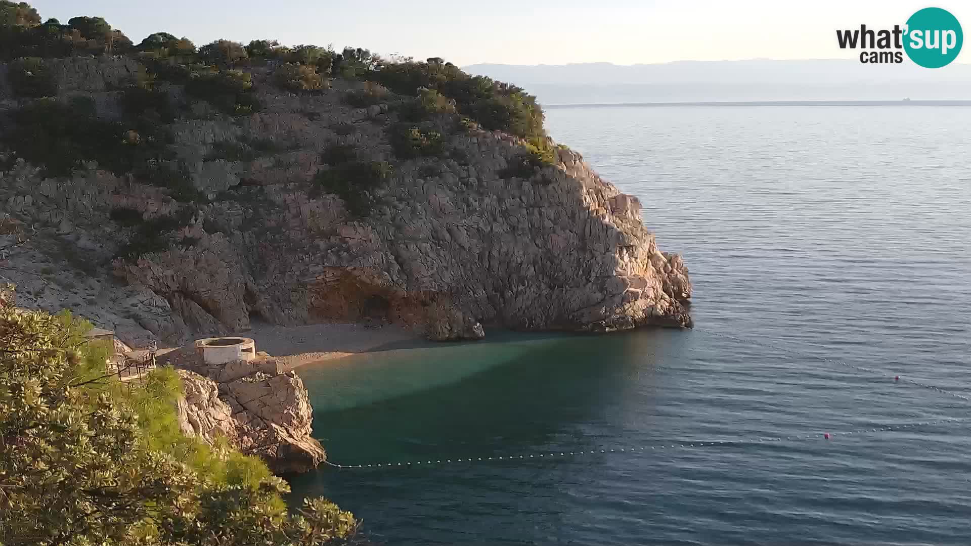Webcam Brseč beach – Mošćenička Draga – Croatia