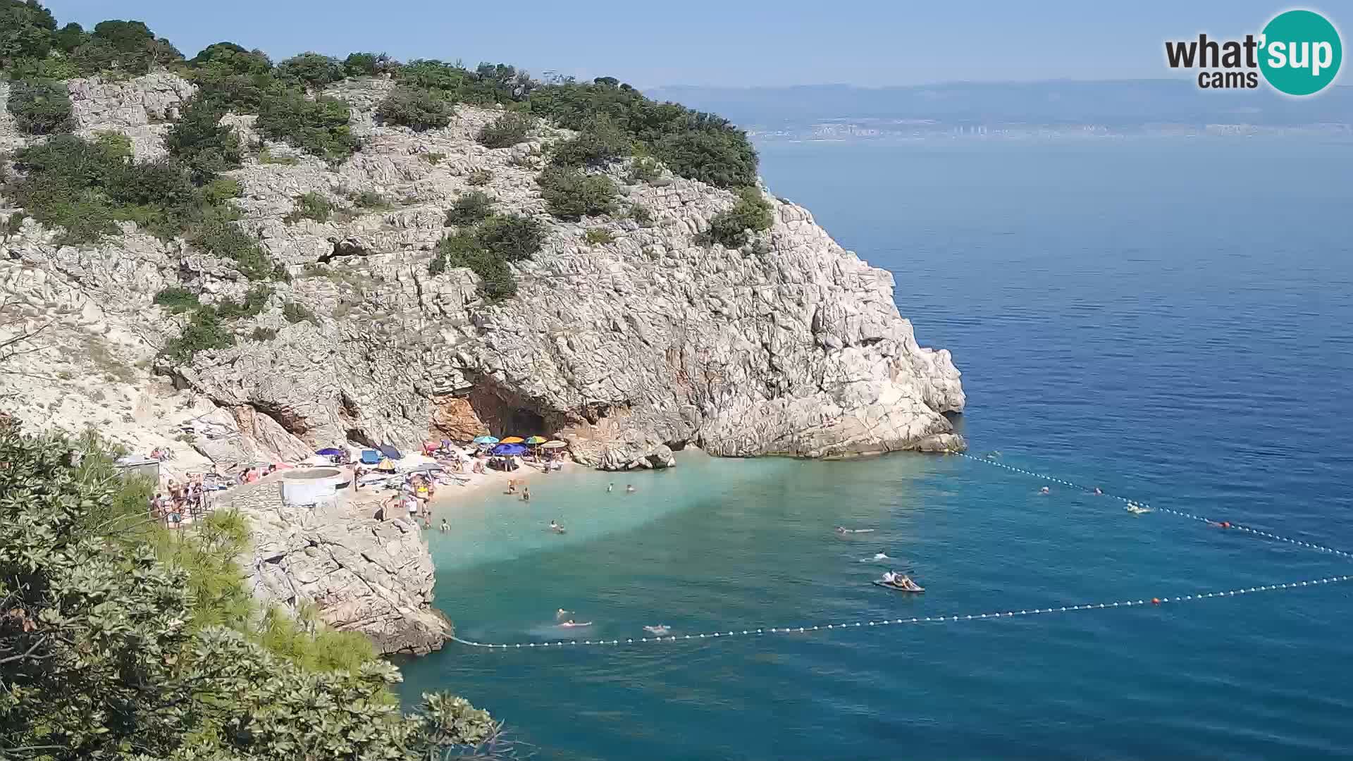 Webcam Brseč Strand – Mošćenička Draga – Kroatien