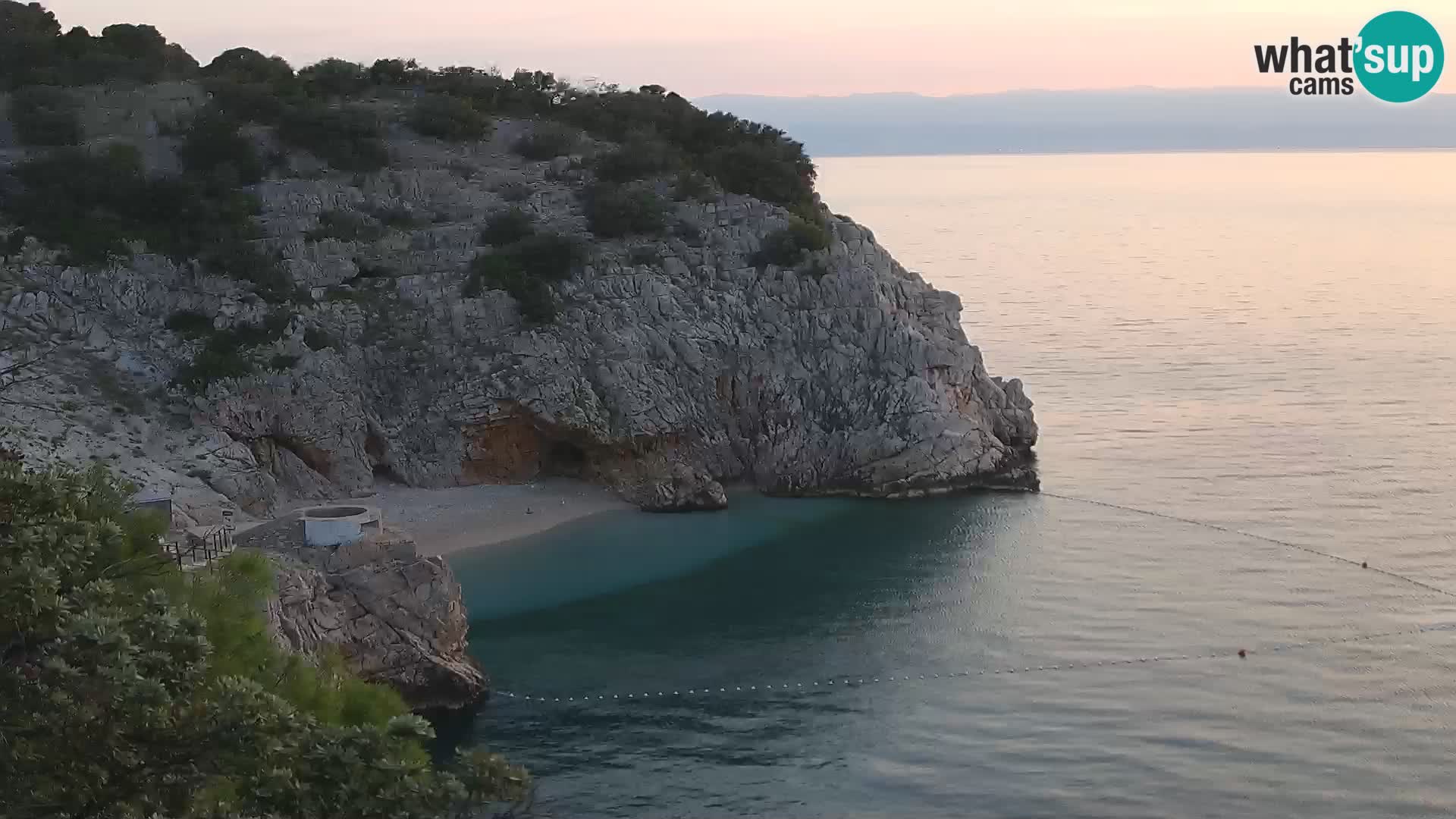 Web kamera plaže Brseč – Mošćenička Draga – Hrvatska