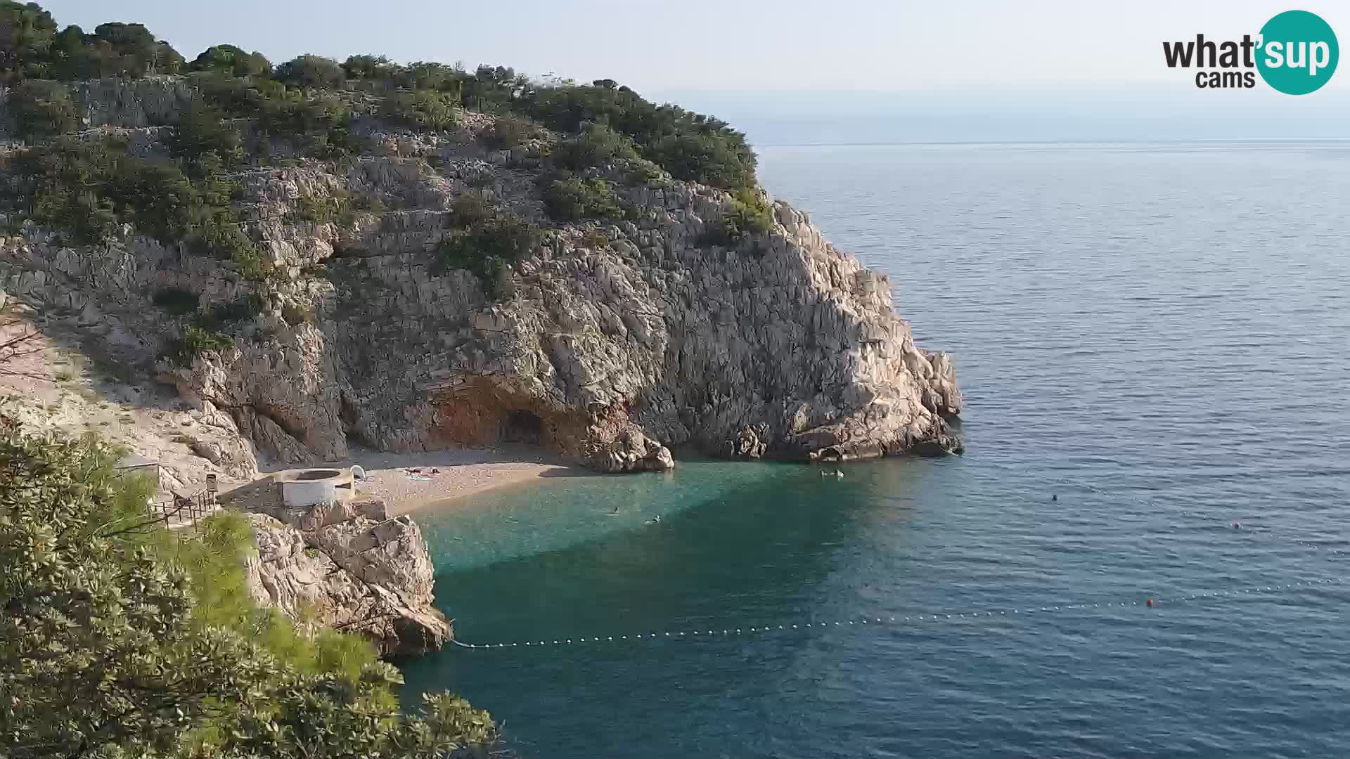 Webcam Brseč beach – Mošćenička Draga – Croatia