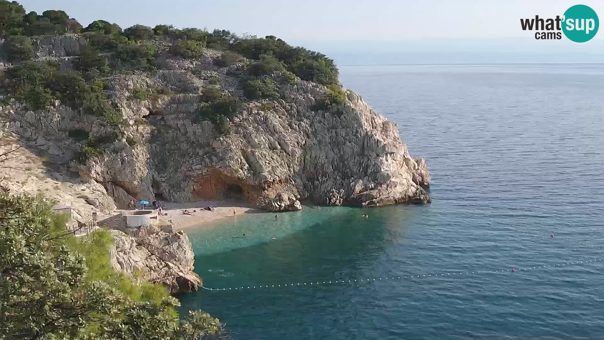 Webcam Bersezio spiaggia – Draga di Moschiena – Croazia
